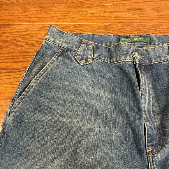 Vintage, Green Label Lauren Jeans Co., wide leg jeans, Size 12 - Picture 4 of 7